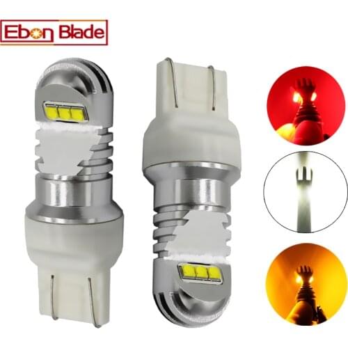 2x LED Car Lights T20 7443 W21/5W 7440 W21W WY21W XBD 30W Automobiles Auto Light Brake Turn Signal DRL Bulb Lamp White Red Amber