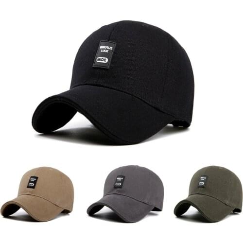 TFSCLOIN New Unisex Men Women Running Caps Hat Solid Color Cotton Hat Adjustable 3D Design Outdoor Sports Sunshade Baseball Caps