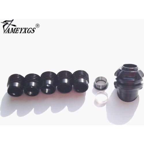 Archery 37 Degree Compound Bow Peep Sight 5pcs Inner core Aluminum Housing Clarifier Aperture Lens Compound Bow Shooting Hunting