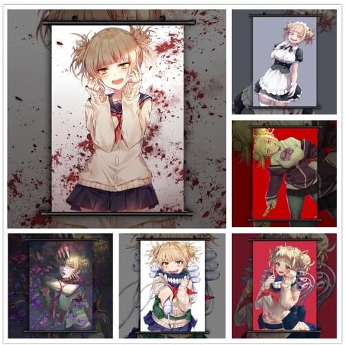 Boku no Hero Academia Himiko Toga Anime manga wall Poster Scroll
