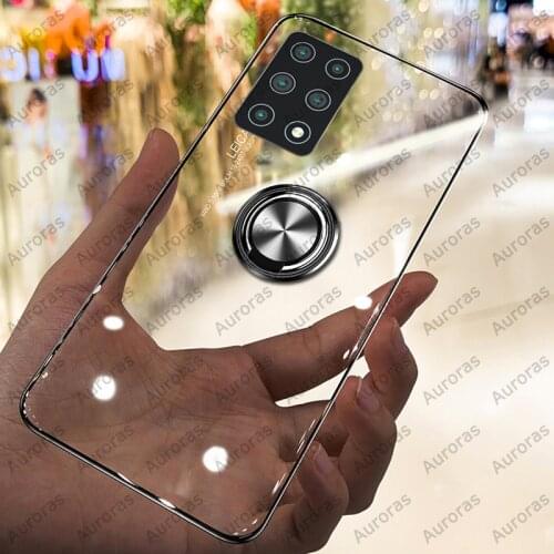 Auroras For Cubot X30 Case Anti-fall Clear Case Shockproof With Ring Soft Cover For Cubot X30 Clear Phone Case