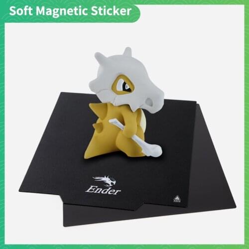 Flexible Magnetic Build Surface Plate Pads Ender-3/Ender-3 Pro/Ender-5 3D Printer Heatbed/Hotbed Parts Magnetic Bed Tape