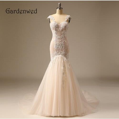 Свадебные платья силуэта русалка Gardenwed China At AliExpress
