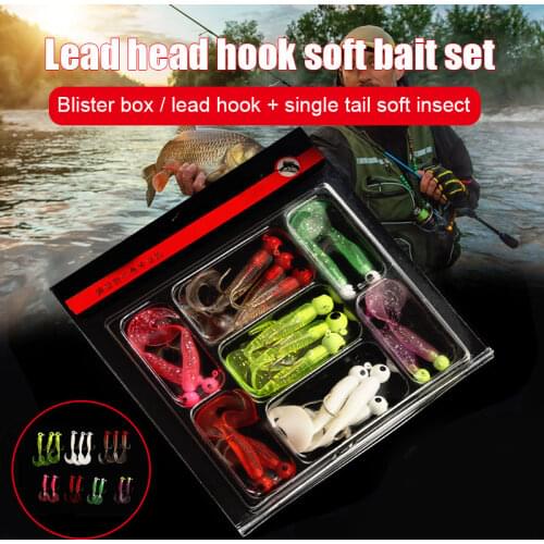 Hot Sale Fishing Lures Kit Bass Baits Tackle Including Plastic Worms Topwater Lures Tackle Box Fishing Gear Lures Kit Set N66