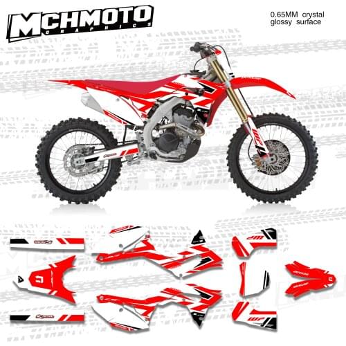 MCHMFG Graphics Kit for Honda 18-20 CRF250R 17-20 CRF450 CRF 250 450 2017 2018 2019 2020 Motocross Decals