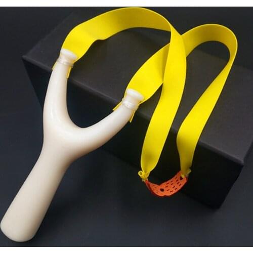 Toys For Children Boys Outerdoor Powerful Velocity Elastic Rubber Band for Slingshot Catapult Hunting toys Flat skin