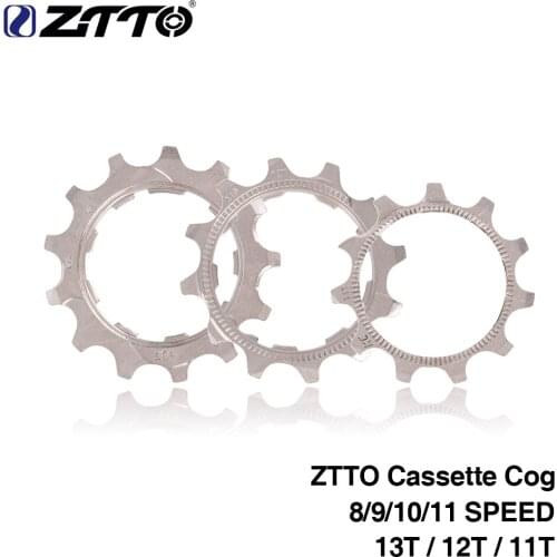 ZTTO 1 pcs MTB Road Bike Bicycle Cassette Cog 8 9 10 11 Speed 11T 12T 13T Freewheel Parts for ZTTO K7 Cassette Bicycle Parts