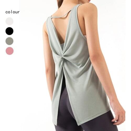 Women Yoga Tank Top Sports Cross Back Shirts Fitness Workout Tops Women Wear Tops Sleeveless Gym Top Women Yoga Shirt -40