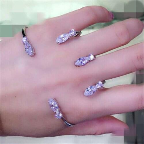 Lyd13 Luxury Designer Fashion 925 Sterling Silver shinning European style Jewelry leaves shaped daa