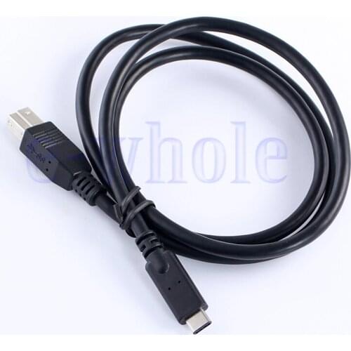 MLLSE USB 3.1 Type C Male to USB 3.0 Type BM Printers Data Cable Adapter BM/Type-C CB347