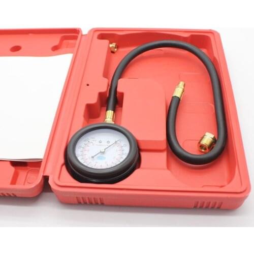 Multi-function cylinder pressure gauge Petrol Engine Compression Tester Test Gauge Kit Car Motorcycle Garage Tools+Case