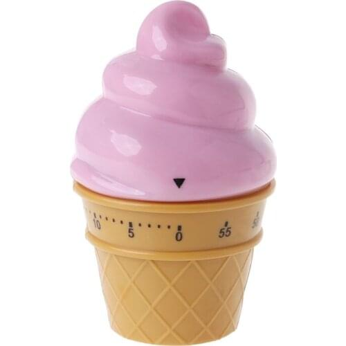 Ice Cream Mechanical Kitchen Timer Cooking Countdown Timer Clock Kitchen Gadgets Tool