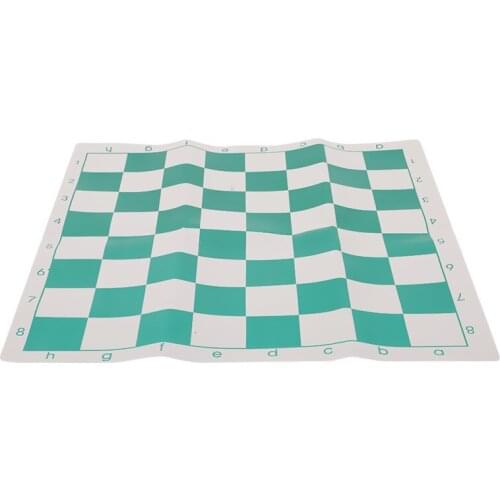 New Man Made Leather Pvc Portable Durable Chess Roll-Up Chessboard Set Game Kids Gift Educational Toys for Travel Camp