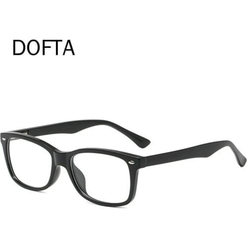 DOFTA Optical Myopia Glasses Frame Men Ultralight TR90 Women Transparent Square Prescription Eyeglasses Computer Glasses 5356
