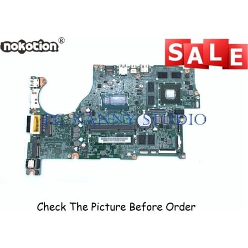 PCNANNY NBMCC11001 for ACER V5-573G V3-573 laptop motherboard DAZRQMB18F0 I5-4200U GT750M tested