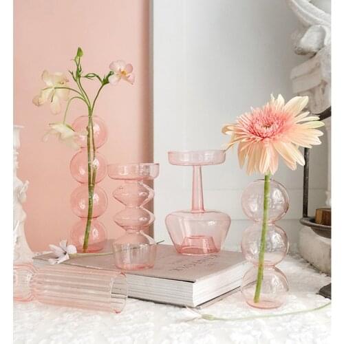Pillar Candle Holder for Decorative Modern Candle Stand Candle Holders Decor Dining Room Dry Flower Vase