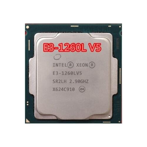 Intel Xeon E3 1260L V5 e3 1260l V5 Quad Core CPU Processor 2.9GHz LGA 1151 8MB E3-1260L V5