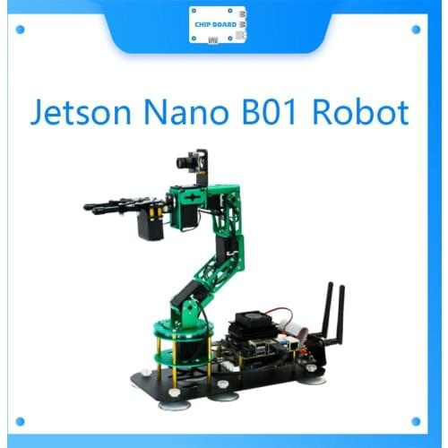 Jetson Nano 4GB B01 Robot contains 6 HQ servos and HD camera 2 in 1 kit compatible with Raspberry Pi Arduinos Micro:bit