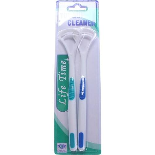 2Pcs Tongue Brush Tongue Cleaner Scraper Cleaning Tongue Scraper For Oral Care Keep Fresh Breath Dental Care Tongue Clean Tool
