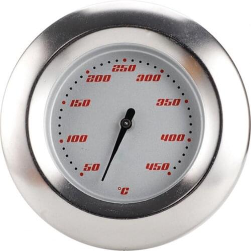 Oven Thermometer Meat Gauge Easy-using Delicate Reusable Stainless Steel Household Thermometer for Cooking
