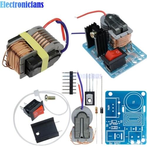 15KV High Frequency Transformer DC High Voltage Arc Ignition Generator Inverter Boost Coil Module Step Up Power Module DIY Kit