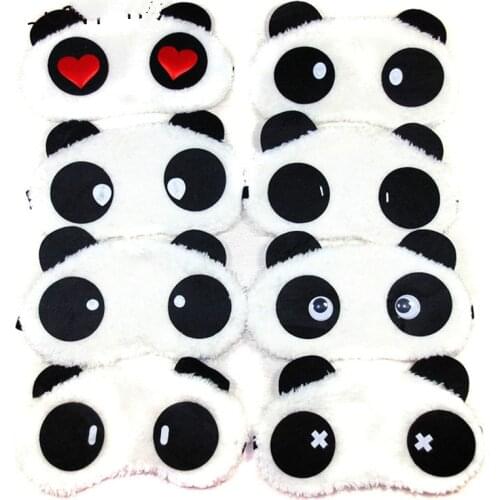 1PC 3D Cartoon Cute Travel Aid Sleep Rest Eye Shade Sleeping Mask Cover Soft Sleep Mask Aid Gift Makeup Eye Care Tools