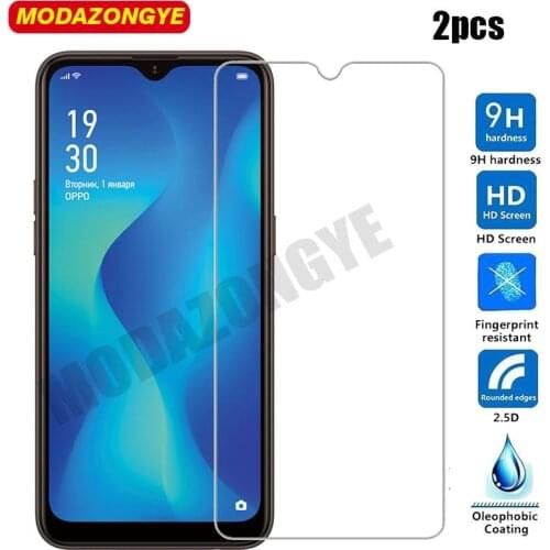 2pcs Oppo A1k Tempered Glass Oppo A1k Glass Screen Protector Oppo A1k A1 K CPH1923 CPH 1923 OppoA1K Protective Film