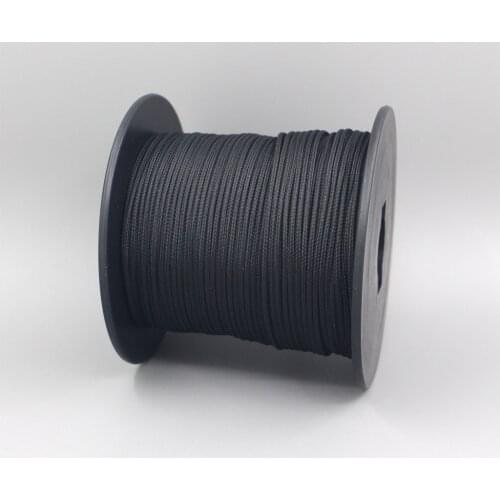 LN007440 100m Hi-Res Pure 99% Silver Inside + Silver Plated OCC Shielding Wire 18*0.08mm OD 1.7mm With Nylon outer Cover