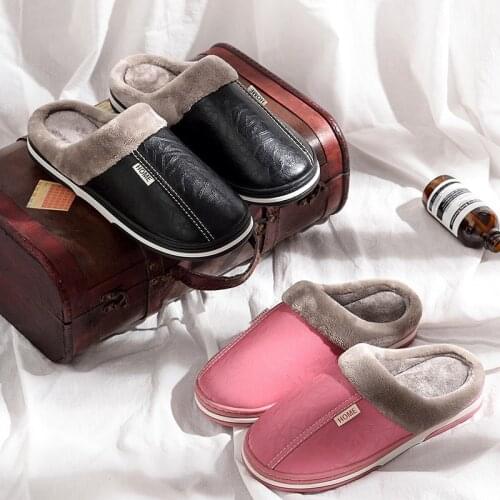 Women Men Winter Slippers House Soft Sole Slip On Fluffy Warm Casual Unisex Ladies Boys Girls Indoor Bedroom Fur Shoes Big Size