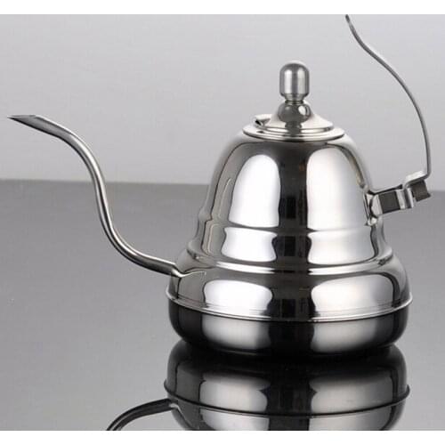1.2L Induction Use High Grade Coffee Pot Long Mouth Palace Tea Pot Water Kettle Free Shipping