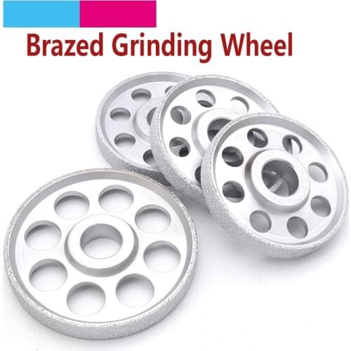 1pcs 125/150mm Vacuum Brazed Diamond Grinding Wheel Suitable Deburring Rust Removal Tool for Marble Granite Glass Ceramic Jade