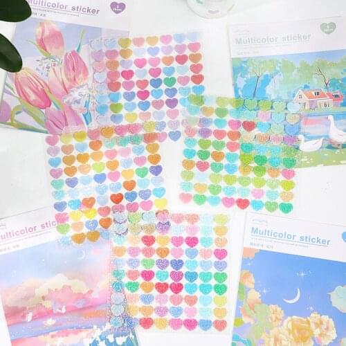 12packs/LOT scattered Star River series stationery sticker creative decoration DIY adhesive PET sticker