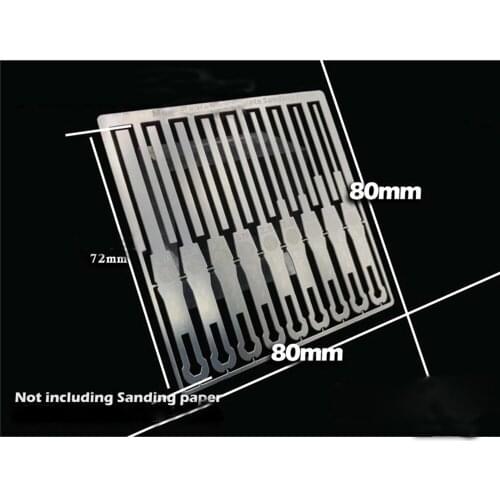 9 in1 Detail Grinding Stick File for Gundam 1/144 Scale Model Handheld Model Building Tools Decoration Accessories