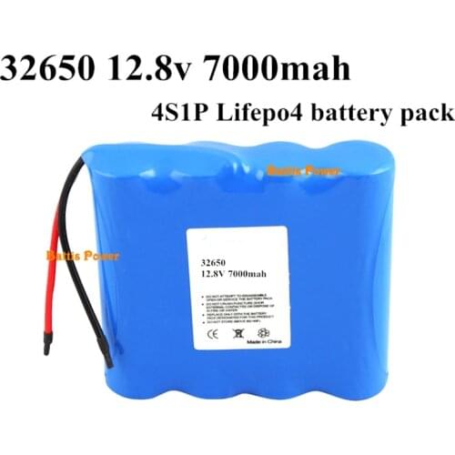 7000mAh 12V LifePo4 Battery 12.8V Bateria Pack IFR 32650 Lithium for CCTV IP Camera Searchlight Heating Shoes Router LED Panel