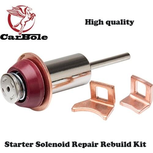 CarBole High Quality Car Accessories Starter Solenoid Repair Rebuild Kit Contact Plunger Set New Arrival for Toyota Subaru Dodg