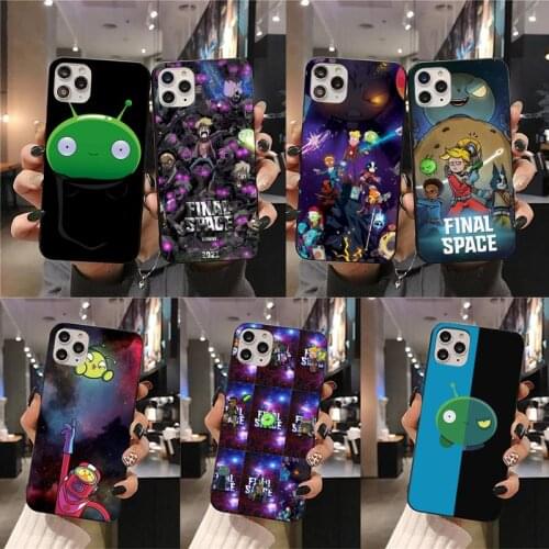 TV Spaces cartoon Final Phone Case For iphone 12 11 Pro Max Mini XS Max 8 7 6 6S Plus X 5S SE 2020 XR cover