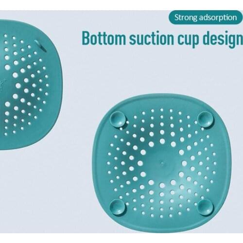 Kitchen Bathroom Anti-clogging Filter Bottom Suction Cup Sink Strainer Floor Drain Filter Water Bathroom Kitchen Deodorant Plug