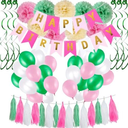 Hot sale birthday balloon set birthday decoration party balloon 10 inch round latex paper card combination balloon party party