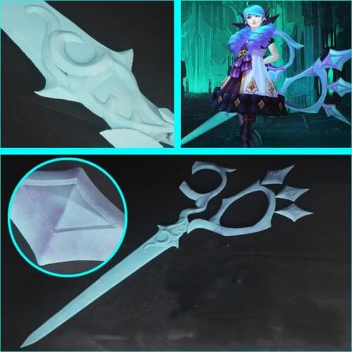 Game LOL Gwen Cosplay Scissors Prop Weapons for Halloween Carnival Fancy Party Comic Exhibition Props Accessories Shears 210CM