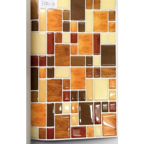 Stick Backsplash Adhesive Vinyl Wall Tiles Irregular shape Backsplash Tile for Kitchen Marble Peel and Stick Tile 10.2" X 10.2"