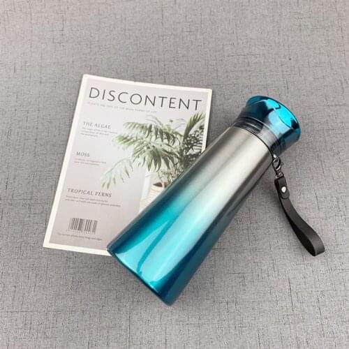 Preferential sale Portable lotus cover lady vacuum thermos cup gradient 304 stainless steel mirror cover gift thermos cup custom