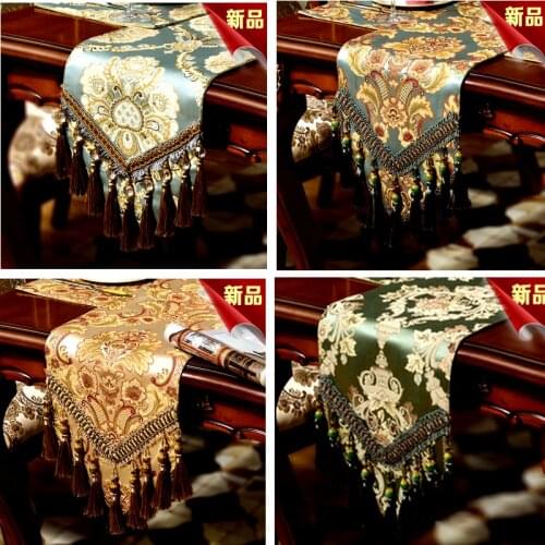 Hot sales! Luxury Fashion Table Runner Placemat Table Flag Placemat Tablecloth Wedding Banquet Table Decor Cloth Custom Made D