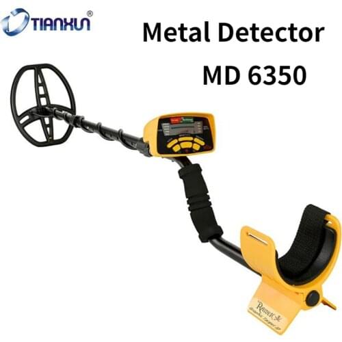 Underground Metal Detector Professional MD6350 Gold Digger Treasure Hunter MD6250 Updated MD-6350 Pinpointer LCD Display