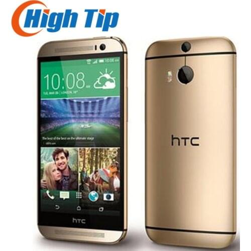 M8 Original Unlocked HTC ONE M8 Quad Core Mobile phone Android 4.4 2GB RAM 16GB/32GB ROM 4G LTE 3 Camera Free Ship Refurbisehd
