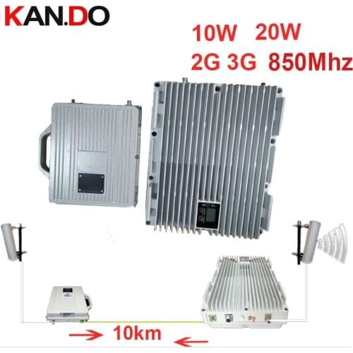 2g CDMA 850mhz fibre-optical repeater 10w 20w tunnel signal repeater mountain farm/forest signal booster Optical Fiber repeater