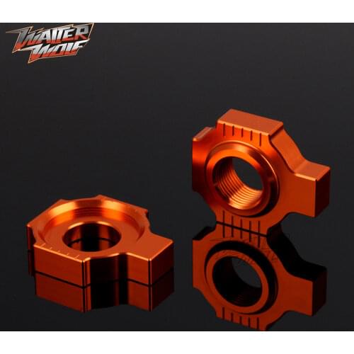 Chain Adjuster For 85 250 350 400 450 520 525 MXC SXS EXC-G Motorcycle Accessories Regulator Sliders Blocks Adjustable Part