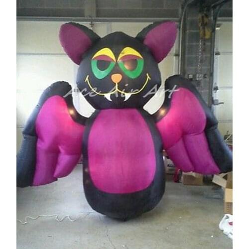 Halloween character replica inflatable bat model,aerial mammal for event decoration