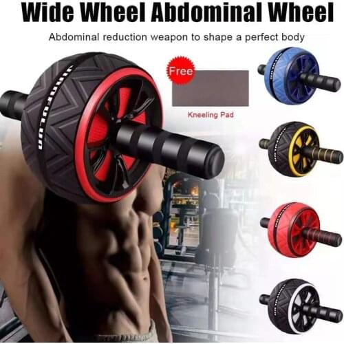 Ab Roller Big Wheel Abdominal Muscle Trainer for Fitness Abs Core Workout Abdominal Muscles Training Home Gym Fitness Equipment