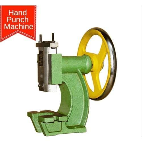 JH-100 Hand Punching Machine Disc Manual Punching Machine Hand Presser Small Desktop Crankshaft Press Machine