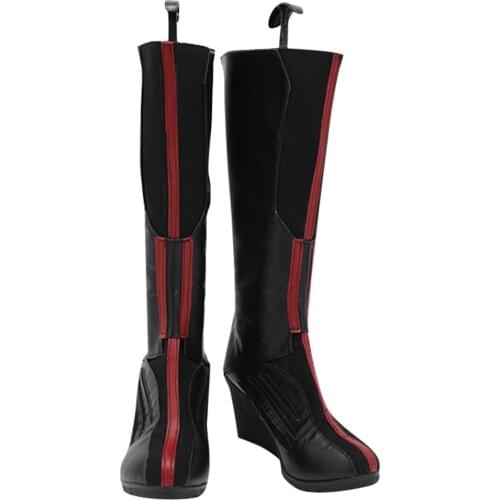 WandaVision Scarlet Witch Cosplay Shoes Boots Halloween Costumes Accessory Custom Made